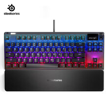 赛睿 (SteelSeries) Apex Pro TKL 黑色 可调触发键程 OLED免驱调节 80%布局设计 游戏机械键盘