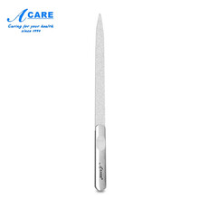 阿嚓热 不锈钢指甲锉刀双面打磨砂条修甲美甲工具套装 15CM一支