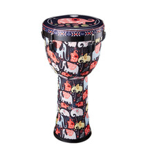 派尼美特非洲鼓手鼓成人入门云南丽江手拍鼓儿童幼儿园成人初学者打击乐器 大12(可调音)大象王国