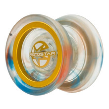 原恒星 PROTOSTAR  YYF悠悠球 YOYOFACTORY 铝合金外环竞技1A死睡眠溜溜球 原恒星  红蓝幻影金环