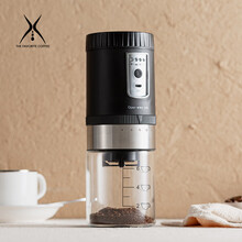 咖啡豆研磨机电动慢磨粉碎机意式磨粉机USB充电非手磨咖啡磨豆机全自动便携式磨豆电动家用手磨杯现磨器 二代锂电池磨豆机