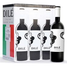 超市	帝力（DILE）天使之手干红葡萄酒 750ml*6瓶 整箱装 意大利进口红酒