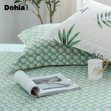 多喜爱（Dohia）床单 全棉田园清新风印花床单 全棉床单 倾城夏日 单件 1.8米床 230*250cm