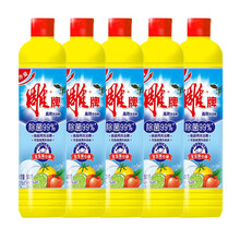 雕牌洗洁精洗洁精500g除菌餐具果蔬清洁柠檬香家用高效新老包装随机发货 500克*5瓶