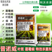 沃德伊诺 吡唑代森联 60%吡唑醚菌酯+代森联 吡醚代森联 叶斑霜霉病农药谱广杀菌剂 100克