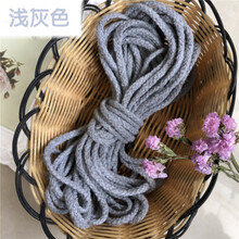 学生宿舍专用床帘绳子挂钩 挂蚊帐的绳子床幔加粗绳 挂钩活扣吊环 浅灰色 5米加粗绳 其它