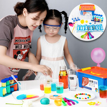 梦想星 儿童玩具科学实验套装小学生化学实验器材diy材料包STEAM男女孩玩具92种趣味科学小实验送礼646-86
