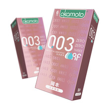 冈本 避孕套 安全套 003贴身超滑6片装 男用超薄 0.03套套 计生 成人用品 进口产品 okamoto