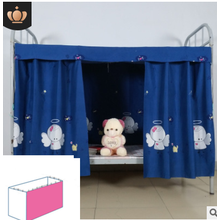 大学生宿舍床帘寝室上铺神器下铺遮光帘子男女透气防尘顶床幔床围 守护天使 花海-床帘1片 1.2m(4英尺)床