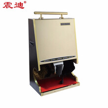 震迪 不锈钢擦鞋机 全自动感应擦鞋机酒店立式电动刷皮鞋器 钛金款 50*30*85cm