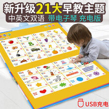 儿童玩具有声挂图汉语拼音学习点读机宝宝益智国学英语识字早教书3-6岁男女孩礼物 USB充电+43面21早教主题+背面画板（升级款）
