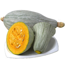 新疆贵族南瓜2枚 金丝银栗板栗长丑瓜贝贝粉糯 约4-5斤