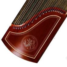 龙凤 古筝初学者入门专业演奏级实木古筝琴民族乐器 学生练习普及双箱8803 红檀嵌银丝-龙飞凤舞