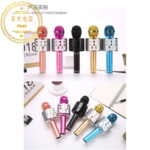 旦榄 手机麦克风全民K歌无线蓝牙话筒掌上KTV主播声卡电容麦音响K歌宝 老版本联系客服价格 858（中文版）