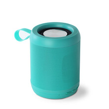 晗畅  便携式蓝牙小音箱mp3播放器 插卡U盘迷你usb小型音响可充电低音炮 绿色 标配