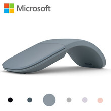 微软 Surface Pro 6 5蓝牙4无线ARC TOUCH折叠弯曲触摸鼠标go办公平板book Surface Arc蓝牙鼠标-冰晶蓝 标配（鼠标垫+鼠标袋）