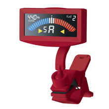 科乐格KORG 科音专业夹式吉他调音器贝斯调音器高清晰度专业调音器 彩屏PithCrow-G【红色 】