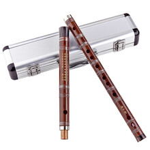 迪中情 董雪华弟子精制考级演奏笛子 苦竹横笛初学素笛抛光竹笛乐器 特殊调可备注