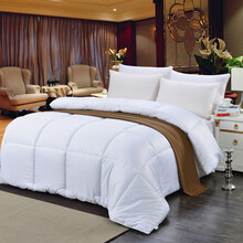 卡玛奴 宾馆酒店布草床上用品全棉防羽布夏凉被芯羽丝绒薄被空调被丝棉薄被单双人被子 全棉羽丝绒夏被 1.8米床使用220*220