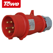 同为（TOWE）16A工业连接器工业插头/机房PDU航空插头5芯公头IPS-P516