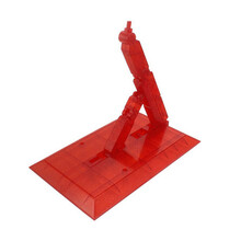 【1】美乐他 飓风PG 00 MG 1/60 1/100比例 模型高达专用通用玩具配支架ABA （PG支架 透明红）