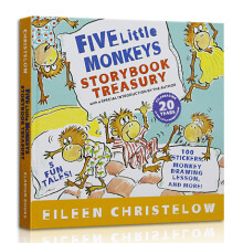  五只小猴子 Five Little Monkeys Storybook Treasury  英文进口原版