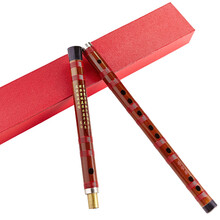 灵声 董雪华大师演奏笛 8881苦竹笛子乐器（赠送9样赠品） 大A