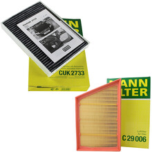 曼牌 空气滤清器 +空调滤清器适用于 路虎极光/发现神行 2.0T