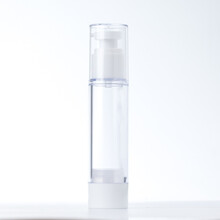 ilbu 透明磨砂乳液真空瓶化妆品分装瓶乳液真空瓶按压式细雾喷雾瓶子护肤品旅行透明便携小样 AS压泵真空瓶/50ml