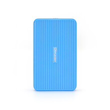 我爱谋思特（OImaster）移动硬盘盒子2.5英寸外置SATA串口接口USB3.0笔记本 蓝色【简约款】