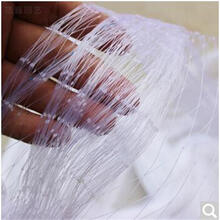 苏茂 果园果树葡萄网樱桃防鸟网蜻蜓网 透明尼龙网 防护鱼塘泥鳅养殖网 宽25米 2.5网眼