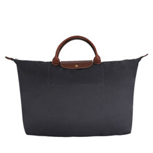 珑骧 LONGCHAMP 女士灰色尼龙短柄大号手提包饺子包 1624 089 300
