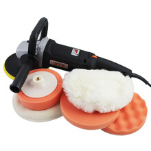 路贝斯 汽车220V打蜡抛光机高功率六档抛光机 打蜡机漆面研磨抛光机 配置四