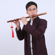 舒怀 乐器（shuhuai） 苦竹笛子【免费刻字 免费教入门】初学考级配教材 359两节 小A本色+13赠品