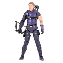 漫威美国队长3钢铁侠黑豹幻视复仇者联盟3人偶7寸盒装 儿童节礼物 鹰眼