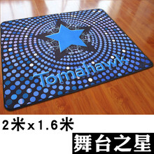 MK架子鼓地毯垫防滑垫爵士鼓隔音电子鼓毯减震垫加厚钢琴地毯垫圆形方形 方2*1.6米舞台之星