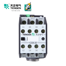 天正电气 CJ20-25A 220V 3NO 2NO+2NC 50Hz 3P 02010030051 交流接触器
