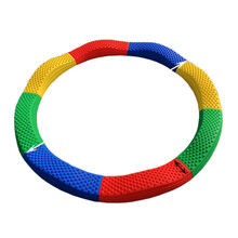 塑料脚踩触觉平衡板儿童感统训练器材幼儿园独木桥玩具幼儿园感统训练器材 普通款8曲