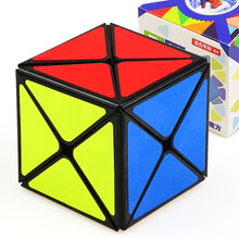 圣手八轴三阶魔方 专业异型顺滑3阶8轴魔方 恐龙异型魔方儿童减压玩具 黑色