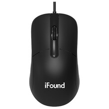 方正(iFound)F660鼠标有线鼠标 通用办公鼠标笔记本电脑台式机USB接口光电有线鼠标人体工学鼠标