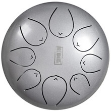 美音天使 空灵鼓无忧鼓钢舌好先生手碟初学者打击乐器音舌鼓色空鼓正品 蓝/银绿 五音10寸