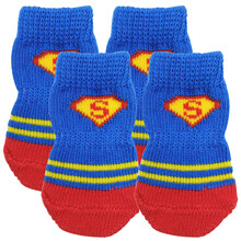 众旺 狗狗袜子 宠物袜子室内狗鞋泰迪贵宾袜子雨鞋宠物鞋袜子 狗狗袜子 M