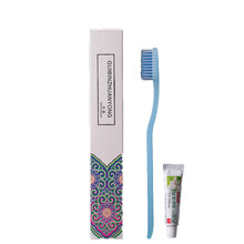 阿斯卡利（ASCARI） 酒店一次性洗漱用品批发 牙刷牙膏二合一套装宾馆防滑拖鞋定制 牙具【100只】