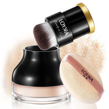 丽扬（LOYEA） 轻盈透气散粉蜜粉饼粉扑定妆粉持久遮瑕隐形毛孔定妆控油防水底妆提亮肤色 02自然色