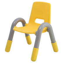 loveforever儿童椅宝宝座椅带扶手儿童靠背小椅子宝宝小凳子幼儿园桌椅 圆扶手小班黄色