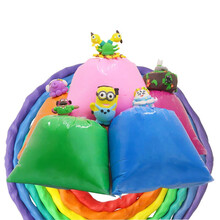 粘土批发36色diy彩泥橡皮泥太空泥黏土一斤500克 10号紫色