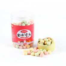 小宠物喜爱磨牙小零食 兔子 豚鼠龙猫 仓鼠 松鼠小馒头 100克 罐装