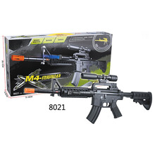 贝雷特 电动儿童玩具枪男孩声光音乐冲锋枪红外线振动 M4A1（八音枪）