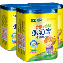 江中果味香蕉味雪梨味金银花清和宝颗粒儿童清清宝清和宝冲饮颗粒 香蕉雪梨味 三罐装