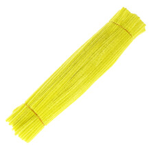 艺趣毛条毛根扭扭棒DIY美术幼儿园儿童手工制作材料选色毛根绒条 柠檬黄1包